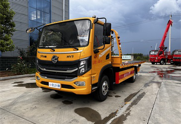 东风华神蓝牌重载清障车