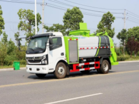 程力威牌CL5090TCABEVCC型纯电动餐厨垃圾车